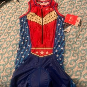 Xceed Sport Wonder Woman themed tri suit